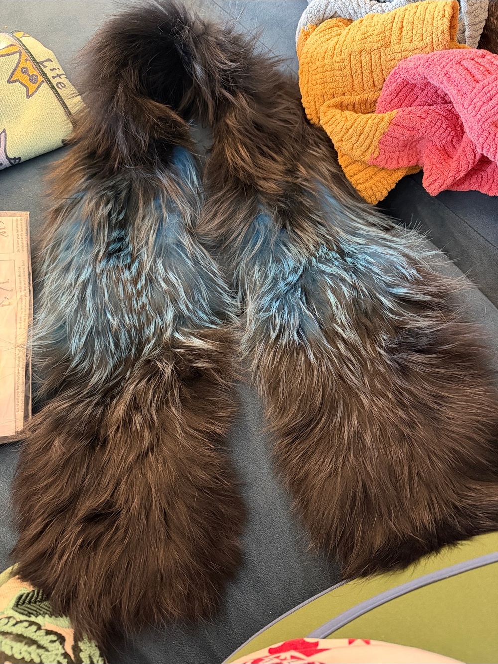 Luxurious Rex Rabbit Fur Scarf - Picture 1 of 1